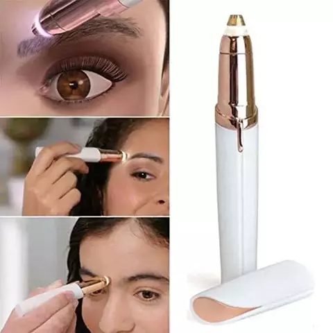 Caneta Depiladora Flawless Para Sobrancelhas Elétrico Recarregável Com Usb