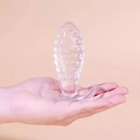 Plug Anal De Jelly Transparente 12Cm