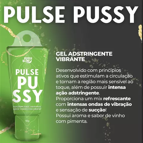 Pulse Pussy Gel Adstringente Vibrante 18g Pepper Blend