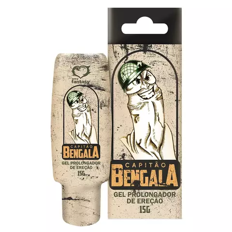 Capitão Bengala Gel Prolongador de Ereção 15g Sexy Fantasy