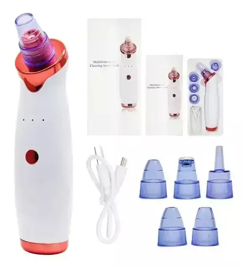 Removedor De Cravos E Espinhas Por Sucção A Vácuo - Aparelho Recarregável