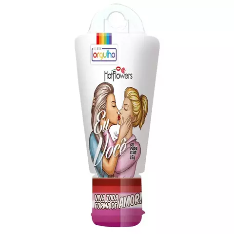 Eu & Você Gel Estimulante Excitante Feminino 15G Hot Flowers