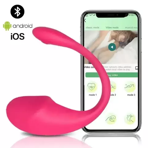 Vibrador Bluetooth Controle Por Aplicativo Com 9 Vibrações Potente