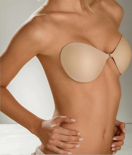 Sutiã Adesivo Tecido Cola Costas Nua Levanta Seios Invisivel