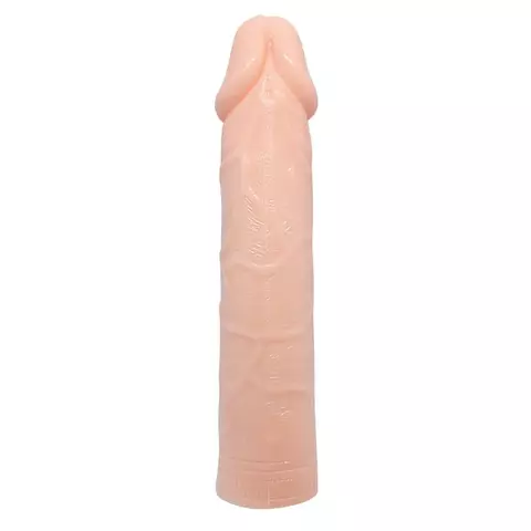 Capa Peniana Em Cyber Skin 17X4 Cm- Com Aumento Instantâneo De 6 Cm