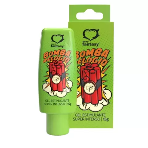 Bomba Relógio Gel Excitante Estimulante Super Intenso 15G Sexy Fantasy