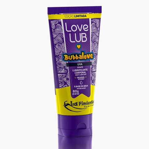 Lubrificante Love Lub Bubbalove 60G La Pimienta - Uva
