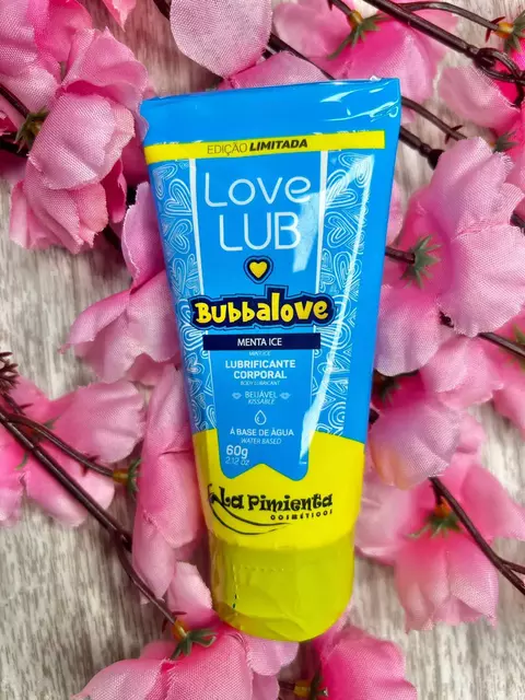 Lubrificante Love Lub Bubbalove 60G La Pimienta - Menta Ice