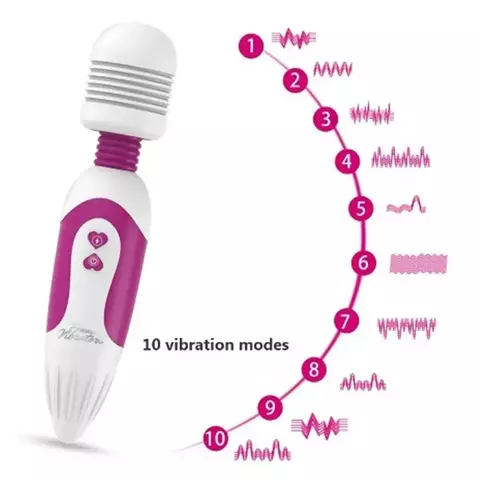 Vibrador Varinha Mágica 12 Vibrações