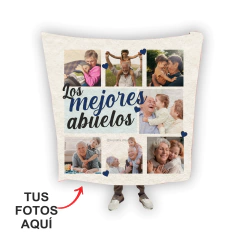 FRAZADA LOS MEJORES ABUELOS - comprar en línea