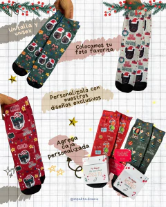 CALCETINES GORRO SANTA - tienda en línea