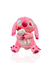 Pelúcia Urso Rosa Peludo com Urso 45 cm - comprar online