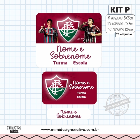 Kit Etiquetas Escolares "Fluminense"