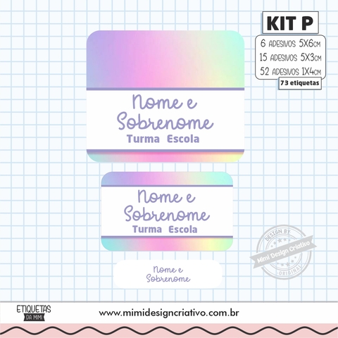 Kit Etiquetas Escolares "Tie Dye"