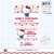 Kit Etiquetas Escolares "Hello Kitty Jardineira"