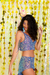 short dani azul pavão - comprar online