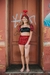 hotshort lurex vermelho na internet