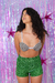 hotshort lurex verde na internet