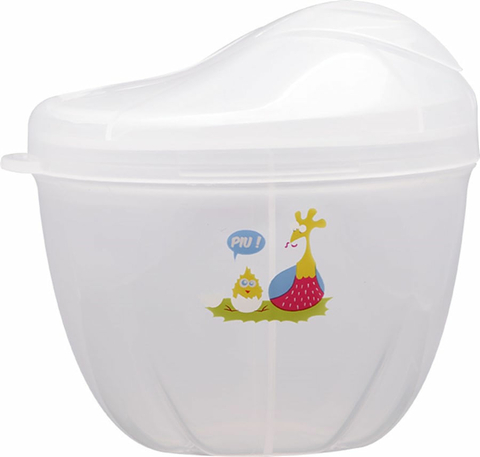 Pote DOSADOR para Leite em Pó com 4 COMPARTIMENTOS Facilita o Preparo da Mamadeira COR Transparente Nuk