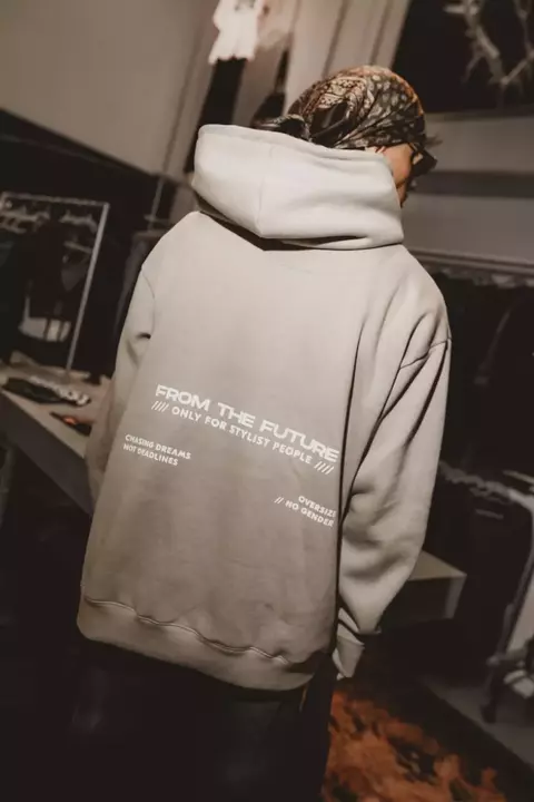 HOODIE BD FUTURE BEIGE - comprar online