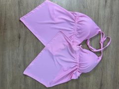 Imagem do Blusa Suplex Transpassada com Decote V e Costas Abertas