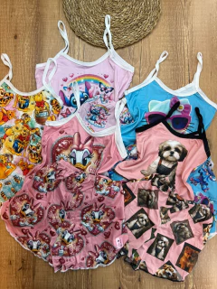 Baby Doll Feminino em Poliéster e Elastano - Conforto e Estilo Divertido - comprar online