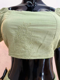 CONJUNTO DE LESE SAIA E CROPPED