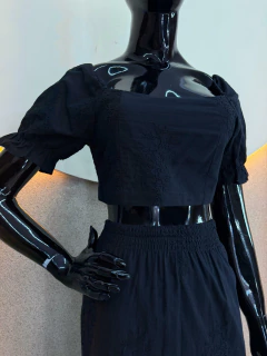 CONJUNTO DE LESE SAIA E CROPPED - loja online