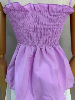 Blusa Batinha de Viscose com Alças Ajustáveis - comprar online