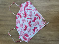 Blusa Feminina Estilo Lenço com Amarração - Viscose Leve e Estampada na internet