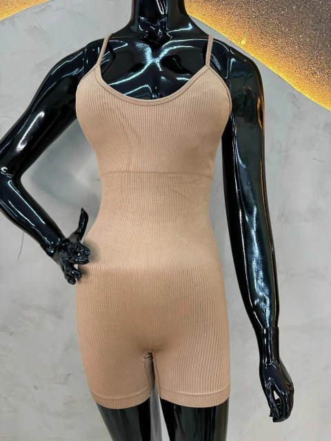 Macaquinho Fitness Feminino - Poliamida com Elastano