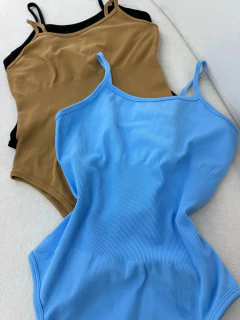 Body Feminino com Alças Finas - Poliamida com Elastano - loja online