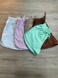 Imagem do Short Feminino em Viscose com Linho