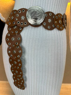 Cinto Boho Chic Feminino - Estilo Country com Detalhes Vazados - comprar online