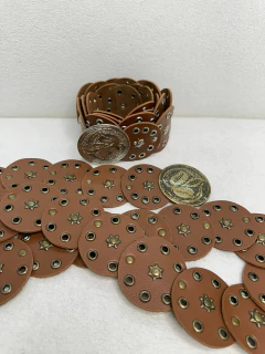 Cinto Boho Chic Feminino - Estilo Country com Detalhes Vazados - Baratão Confecções