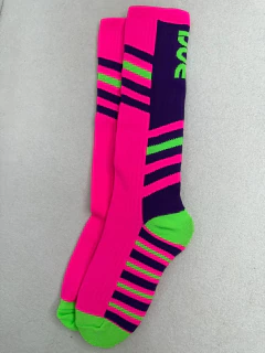 Meia de Compressão Cano Longo - Estilo Neon | Ativadora da Circulação com Função Preventiva na internet