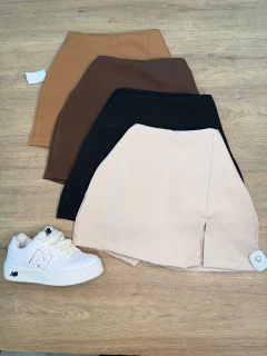 Short Saia de Alfaiataria Feminino - Cores Variadas - comprar online