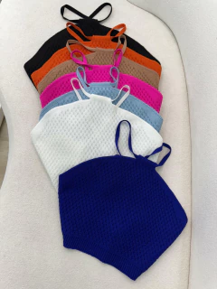 Cropped Modal com Amarração - Estilo Artesanal e Sensual na Medida Certa - comprar online