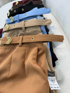 Short Alfaiataria com Cinto - Conforto e Elegância - Baratão Confecções