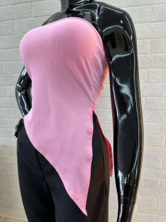 Blusa Canelada Tomara que Caia com Bojo - Assimétrica na internet