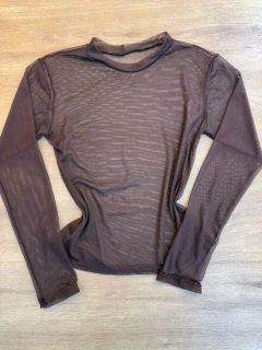 Blusa Feminina de Tule Manga Longa - Estilo e Sofisticação - loja online