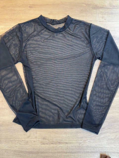 Blusa Feminina de Tule Manga Longa - Estilo e Sofisticação - comprar online