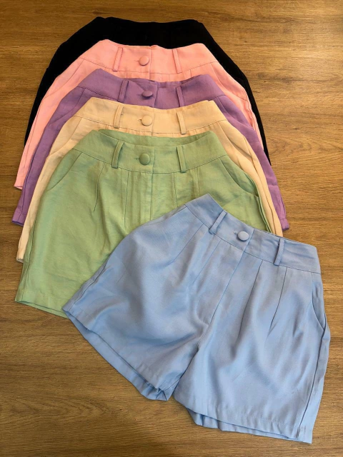 Short Feminino Marrant em Alfaiataria - Cores Vibrantes e Estilo Sofisticado