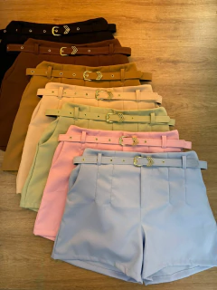 Short Feminino de Alfaiataria com Cinto - Elegância e Conforto