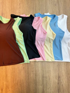 Blusa Feminina em Suplex Sem Manga - loja online