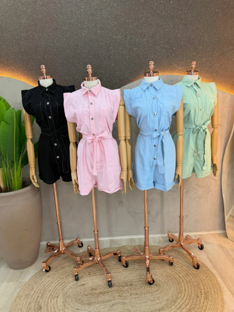 Macacão Marrant Feminino em Poliéster com Elastano - Moderno, Versátil e Sofisticado ?