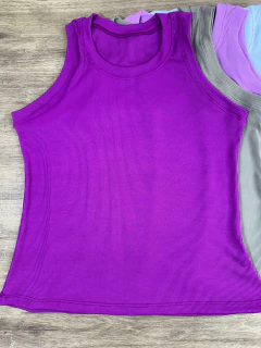 Blusa Canelada Feminina em Viscose com Elastano Sem Manga - Básica, Moderna e Super Confortável ? na internet