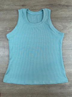 Imagem do Blusa Canelada Feminina em Viscose com Elastano Sem Manga - Básica, Moderna e Super Confortável ?