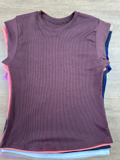 Blusa Canelada Sem Manga Feminina - Básica e Versátil na internet