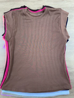 Blusa Canelada Sem Manga Feminina - Básica e Versátil - loja online